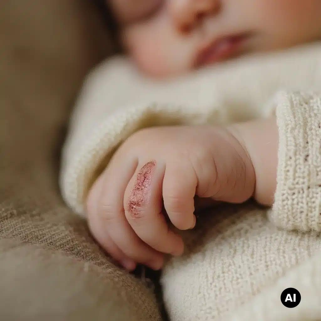 Wunde Auf Baby finger